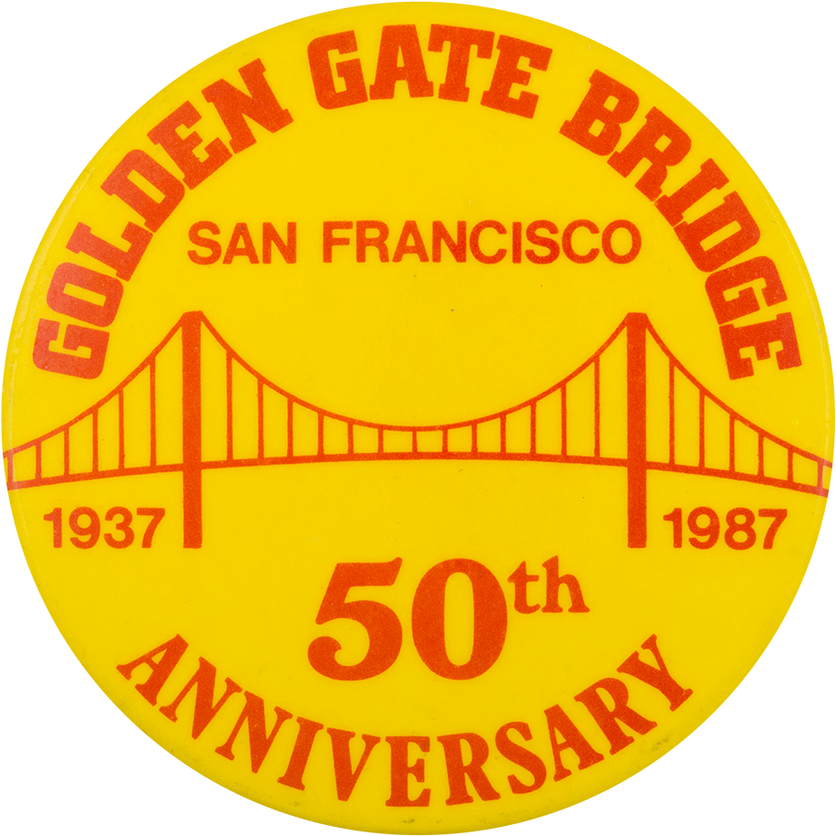 Golden Gate Bridge 50th Anniversary - Alcudia Map (350x347), Png Download