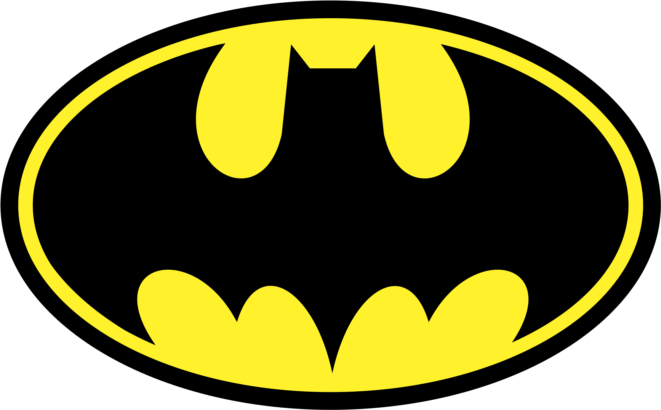 Batman 01 Logo Png Transparent - Batman Symbol (2400x2400), Png Download