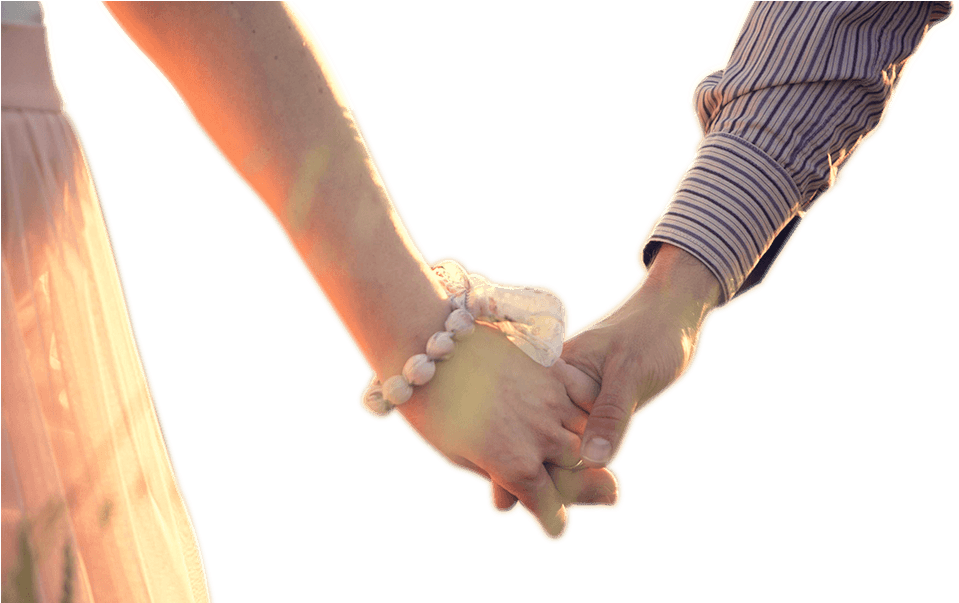 Couple Holding Hands Png Png Black And White - Couple Holding Hands Png (1080x602), Png Download