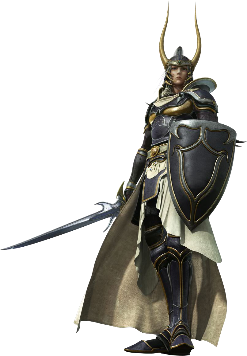 Final Fantasy Clipart Transparent - Dissidia Ff1 Warrior Of Light (806x1159), Png Download