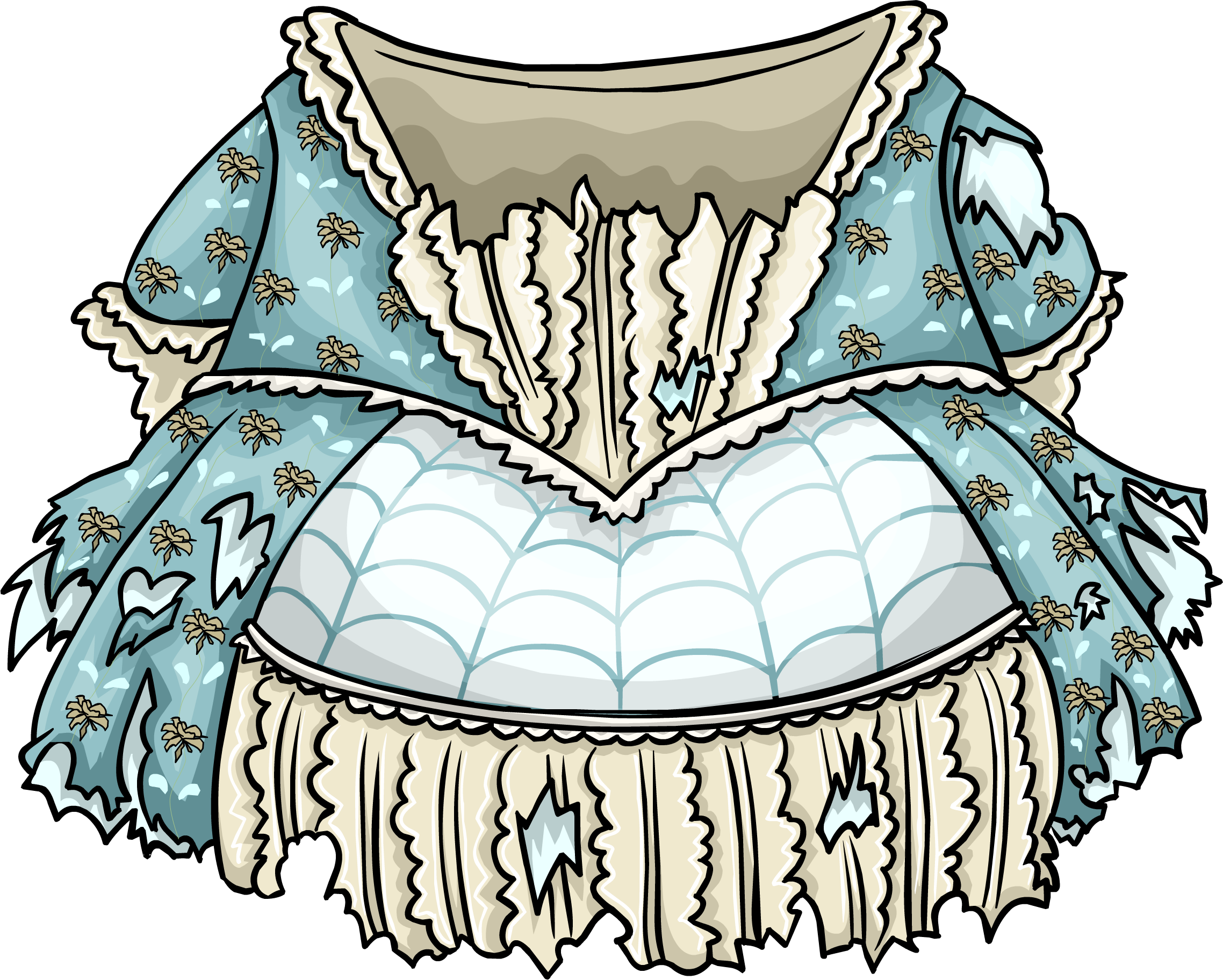 Masquerade Ball Gown - Dress (2276x1824), Png Download