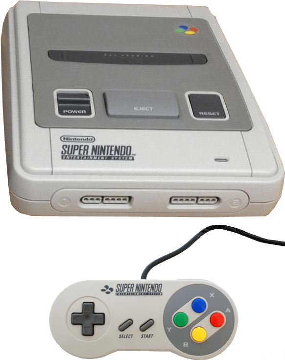 Super Nintendo No Background (581x800), Png Download
