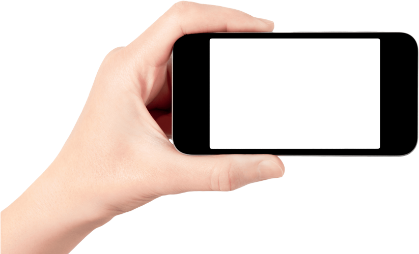 Free Png Hand Holding Smartphone Png Images Transparent - Hand Holding Smartphone Png (851x520), Png Download