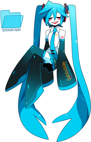 Stay☆socky, A Miku 🎶🎤 - Anime (500x647), Png Download