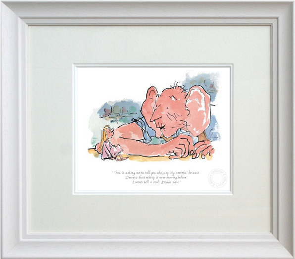 Quentin Blake & Roald Dahl - Bfg Sophie Secrets, (600x600), Png Download