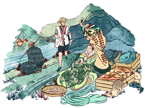 Japan - Illustration (600x442), Png Download