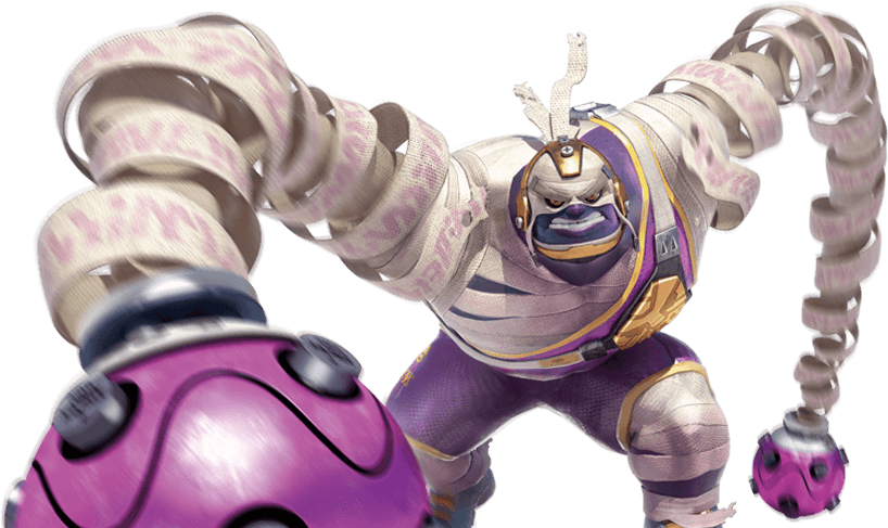 Master Mummy - Nintendo Arms Master Mummy (818x487), Png Download