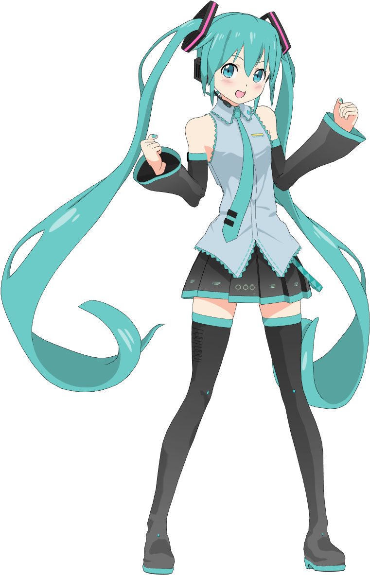 Fuchin Kuubo Miku - Cartoon (798x1197), Png Download