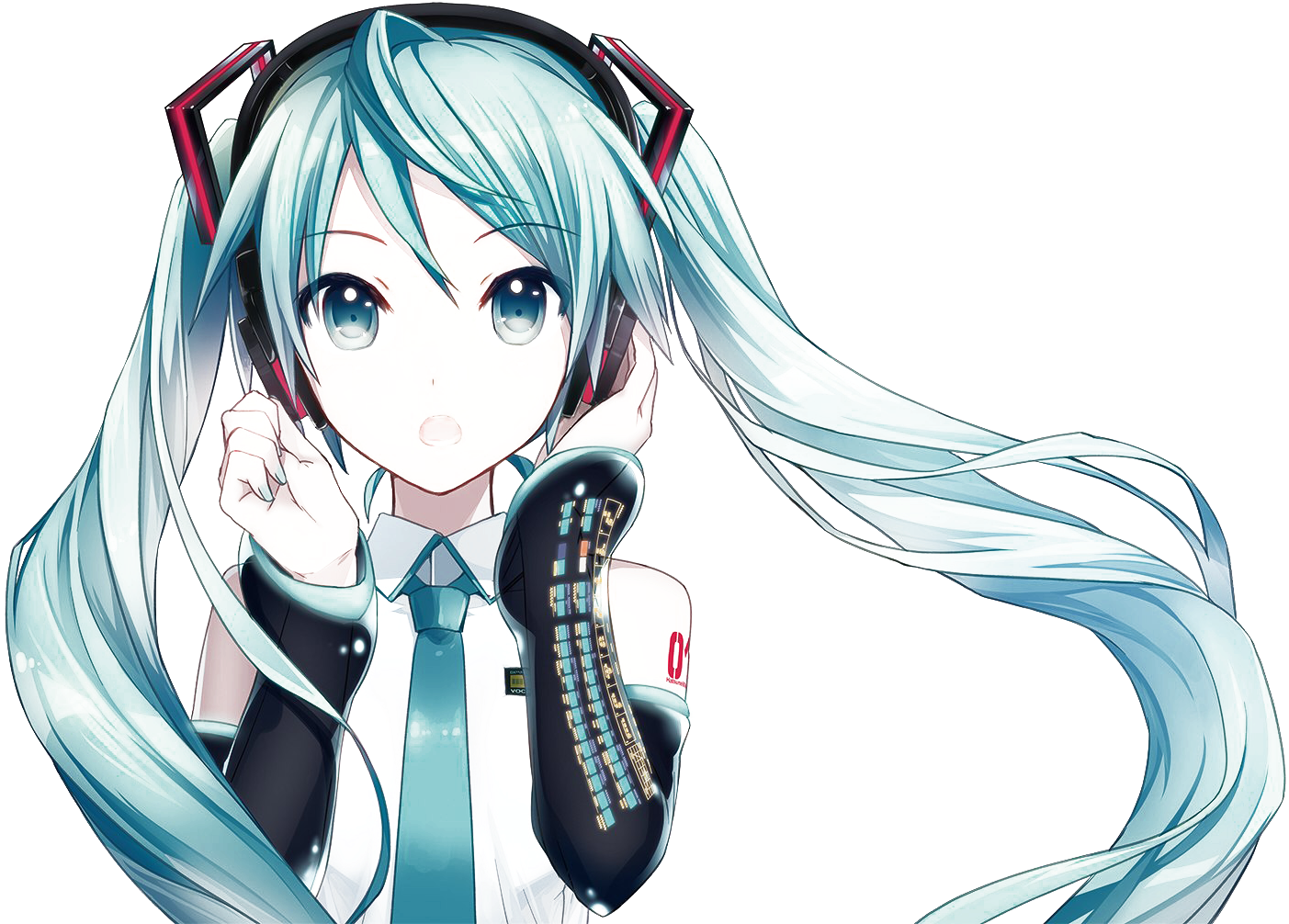 Miku Hatsune Png Transparent - Miku Vocaloid (1440x1072), Png Download