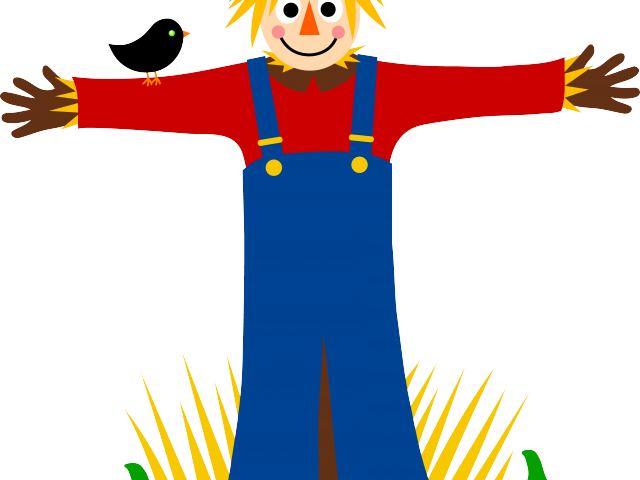 Harvest Clipart Scarecrow - Clip Art Scarecrow (640x480), Png Download