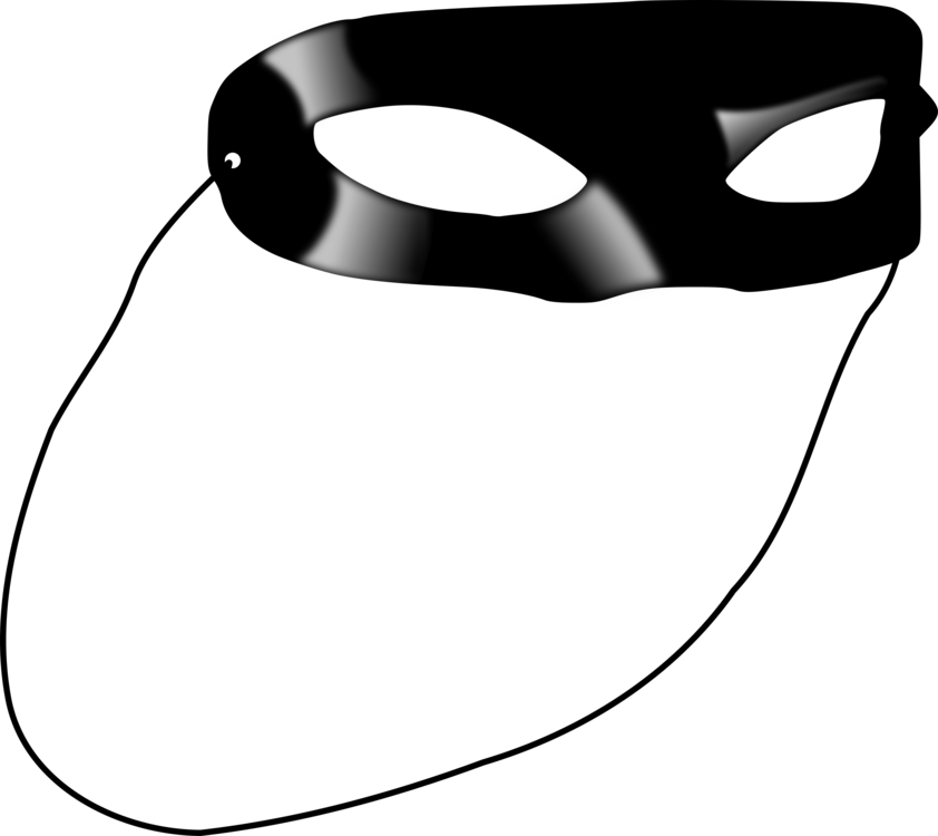 Domino Mask Masquerade Ball Carnival Computer Icons - Free Clip Art Mask (842x750), Png Download