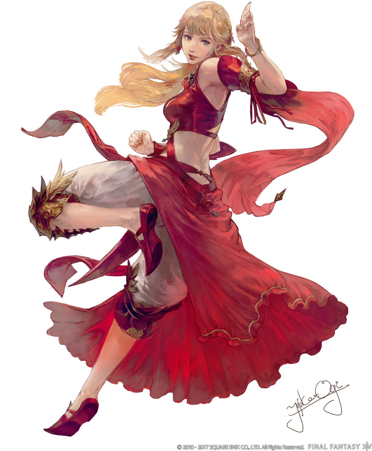 Final Fantasy Art Dancer - Final Fantasy Xiv Stormblood Lyse (1321x1600), Png Download