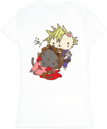 Final Cat Fantasy Womens T-shirt - Final Fantasy Shirt (484x484), Png Download