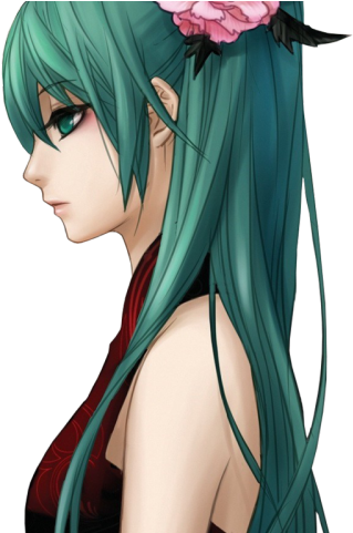 Hatsune Miku Clipart Transparent Background - Cool Anime Girls (640x480), Png Download