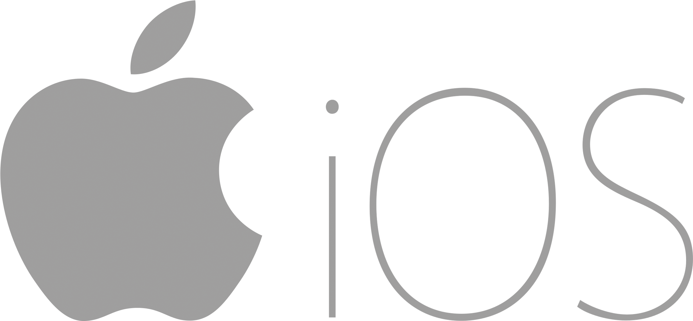 Ios 11 Logo Png (2480x1208), Png Download