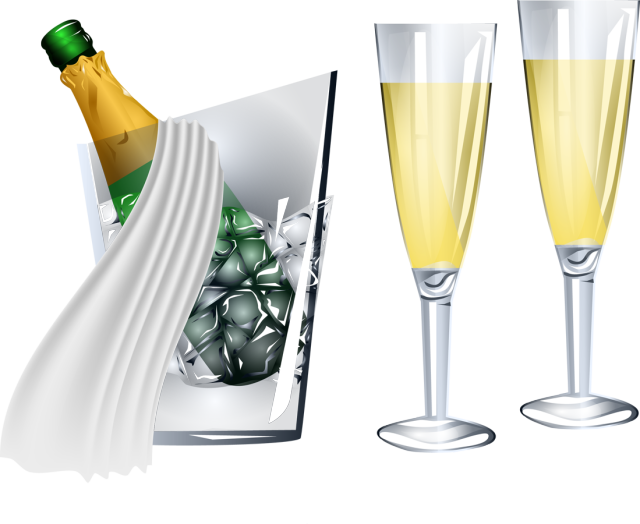 Celebrate The New Year Clipart - New Year Celebrate Png (640x524), Png Download