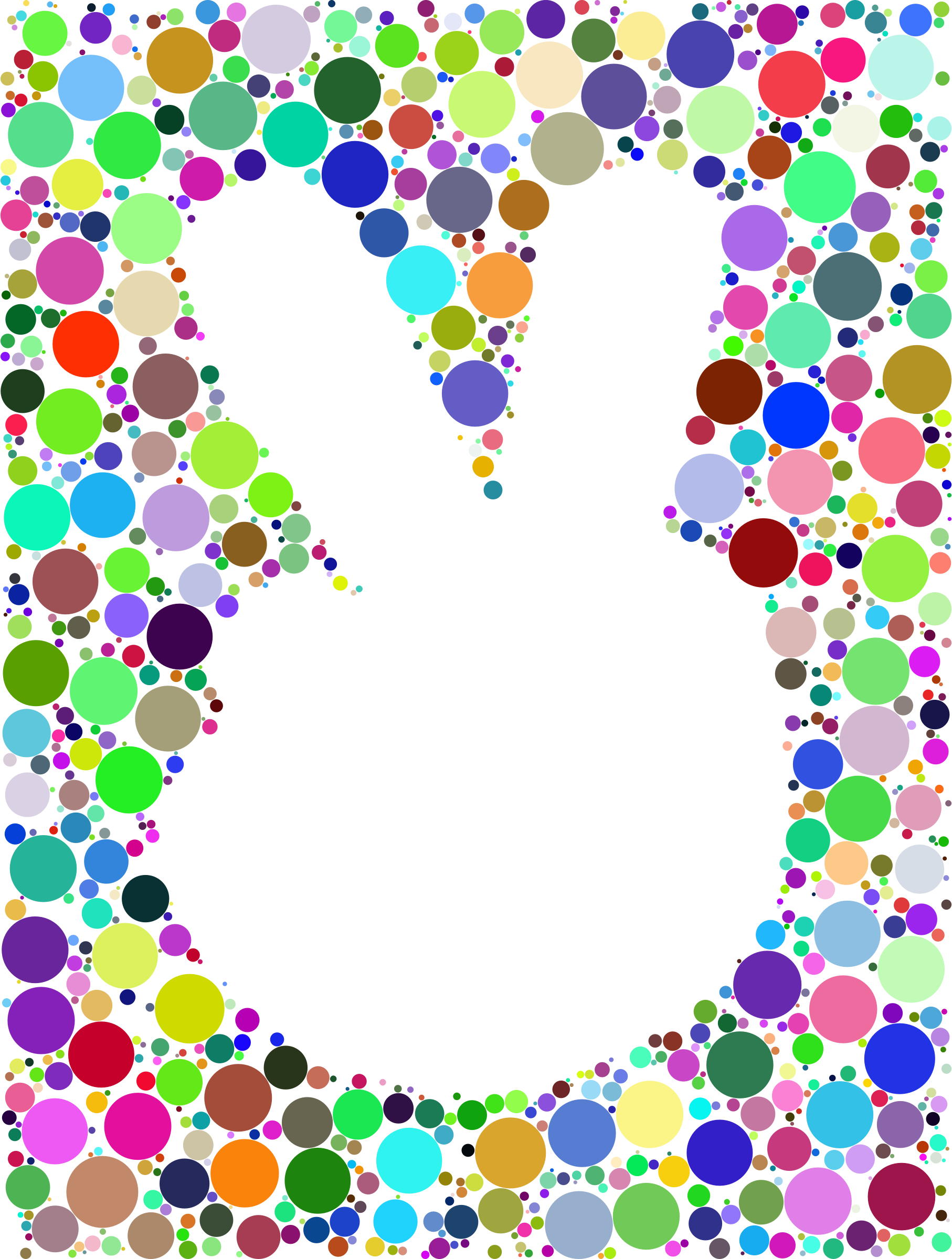 Clipart Library Download Prismatic Negative Comic Peace - No Negative Space (1814x2400), Png Download