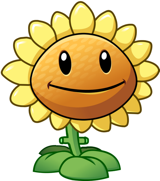 Hdsunflowerpvzgw-pvz2 - Personagens Plants Vs Zombies (628x629), Png Download