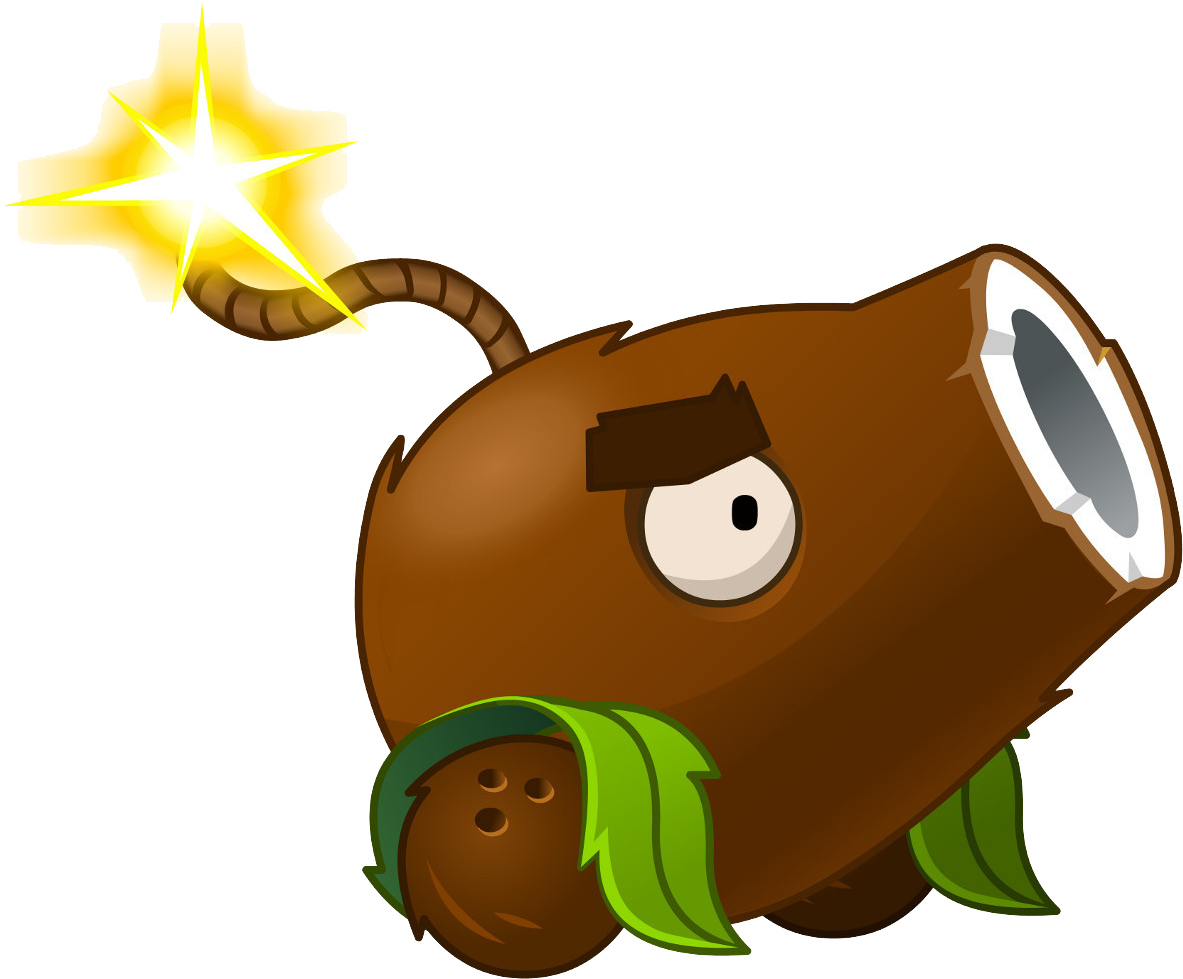 Pvziat Coconut Canon Copy - Plants Vs Zombies 2 Plantas (1280x1079), Png Download