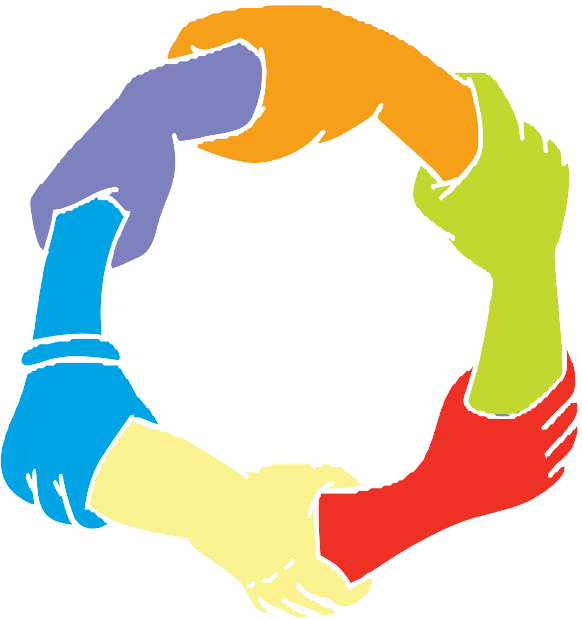 Handsholding Colour - Peer Counselors Club Logo (582x619), Png Download