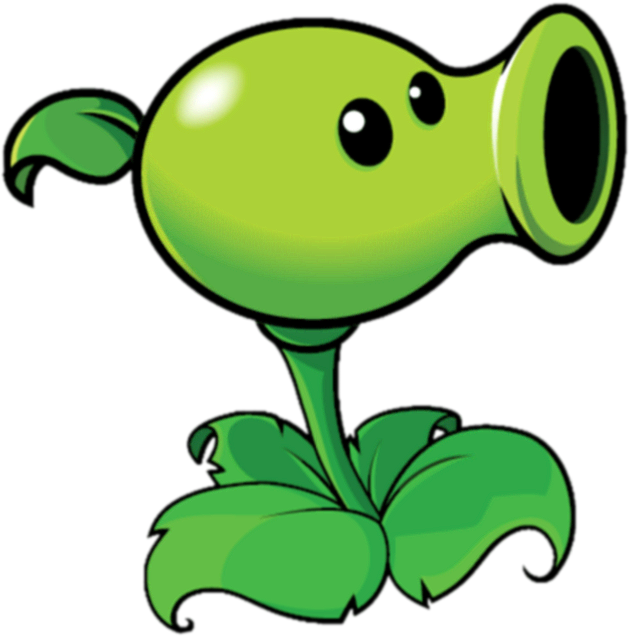 Download Peashooter - Plants Vs Zombies Green PNG Image with No Background  
