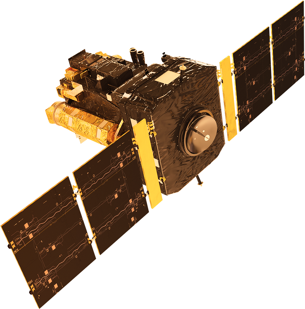 Soho Back View - Space Probe Transparent Background (700x394), Png Download