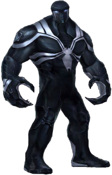 Agent Venom Marvel Future Fight (383x600), Png Download
