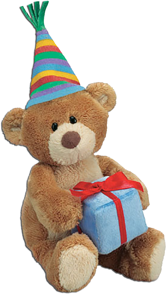 Gund Thinking Of You Teddy Bear Happy Birthday - Happy Birthday Gift Toy (574x1014), Png Download