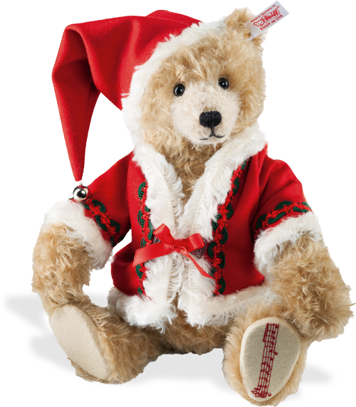 Steiff Bear - Steiff Limited Edition Musical Christmas Bear 034121 (500x572), Png Download