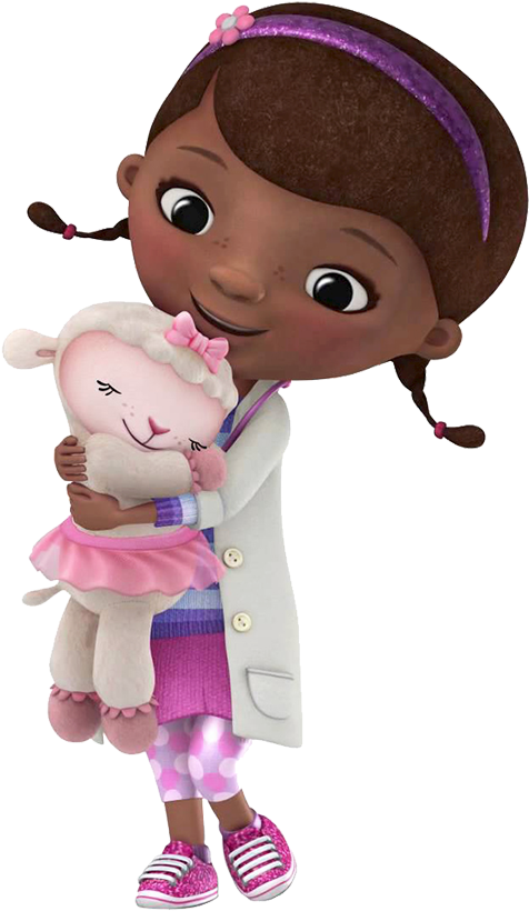 Alot Of Pinterest - Doc Mcstuffins Hugging Lambie (504x836), Png Download