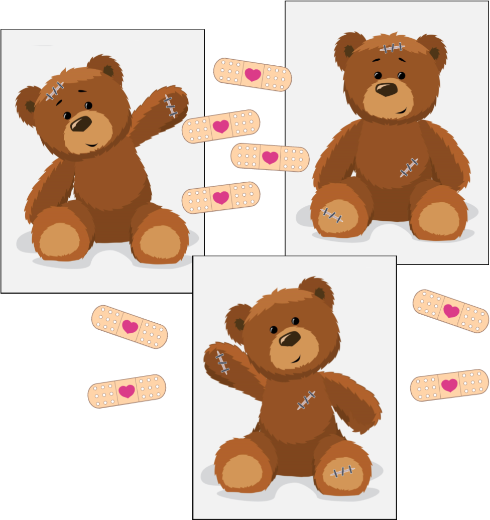 Doc Mcstuffins Party Games And Ideas Fix'em Up Relay - Teddy Bear Birthday Card (982x1036), Png Download