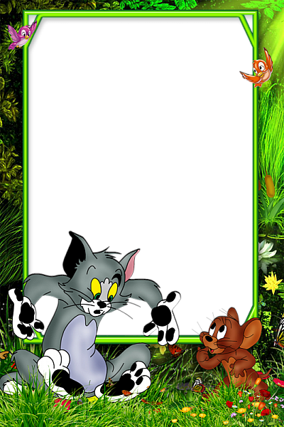 Related Wallpapers - Tom And Jerry Border Design (400x600), Png Download