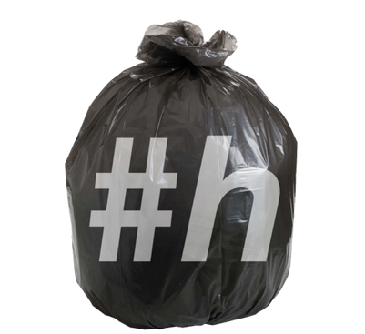 Hashtag Trashbag - Stout Biodegradable Trash Bags,39 Gal,1.10 Ml,33x44,40/bx,brown (400x400), Png Download