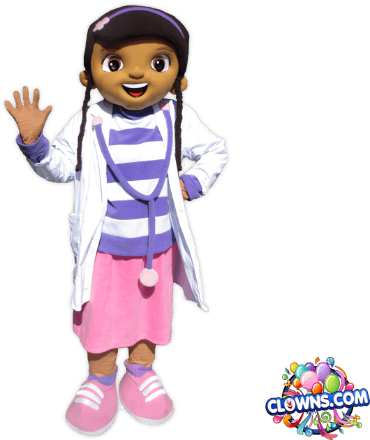 Doc Mcstuffins Character Rental, Ny - Doc Mcstuffins (727x646), Png Download