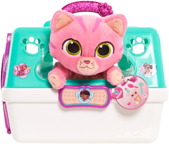 Zip - Doc Mcstuffin Vet Carrier Kitten (470x436), Png Download