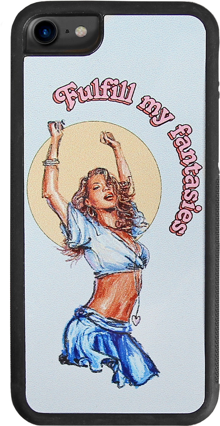Baby Blue Phonecase With Black Bumper - Mobile Phone Case (1600x1601), Png Download