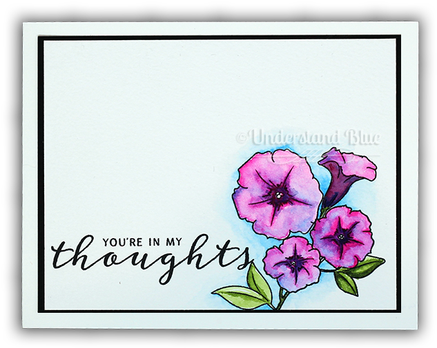 Modern Petunias By Wplus9 & Understand Blue - Periwinkle (650x509), Png Download