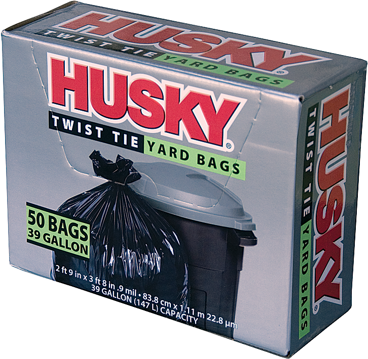 Lawn/trash Bag 39gl 50ct - Box (750x739), Png Download