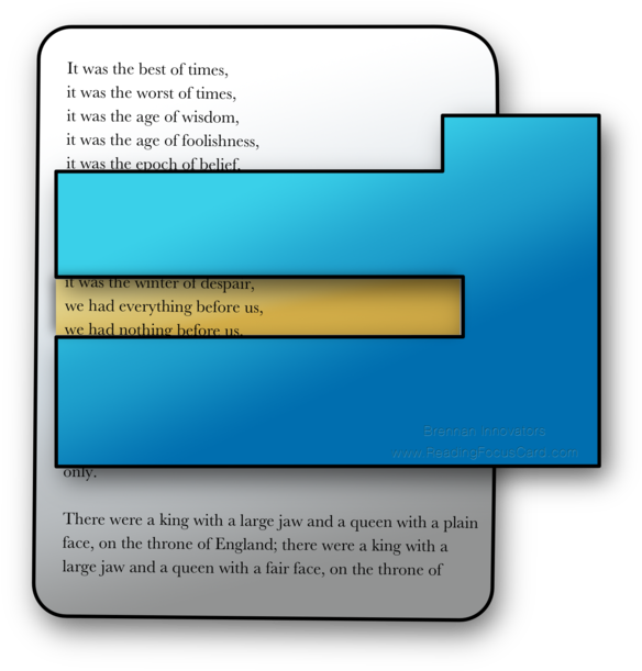 Focus Reading Cards By Digital Reading Focus Card - Reading Focus Cards (670x670), Png Download