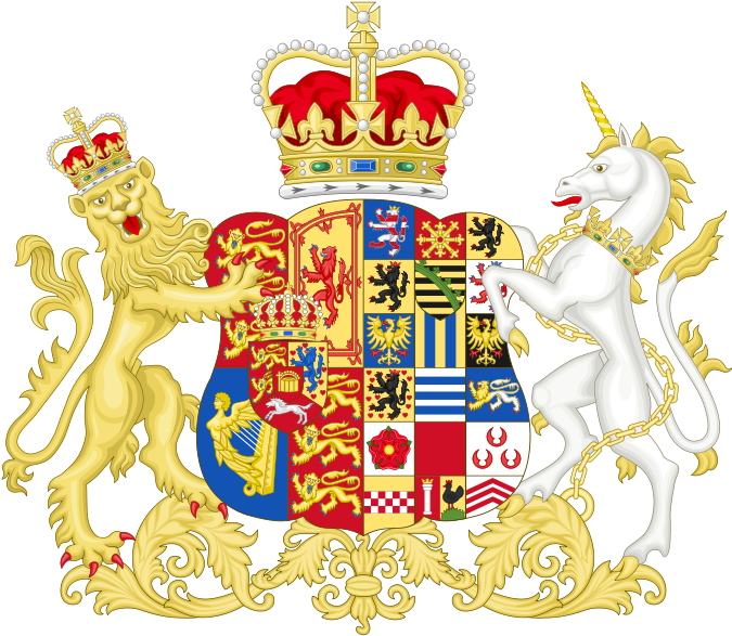 Have Shared With A King Regnant The Throne Of These - Coat Of Arms Queen (680x600), Png Download