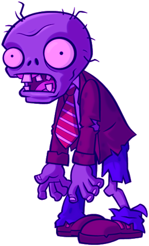 Zombies De Plants Vs Zombies (290x479), Png Download