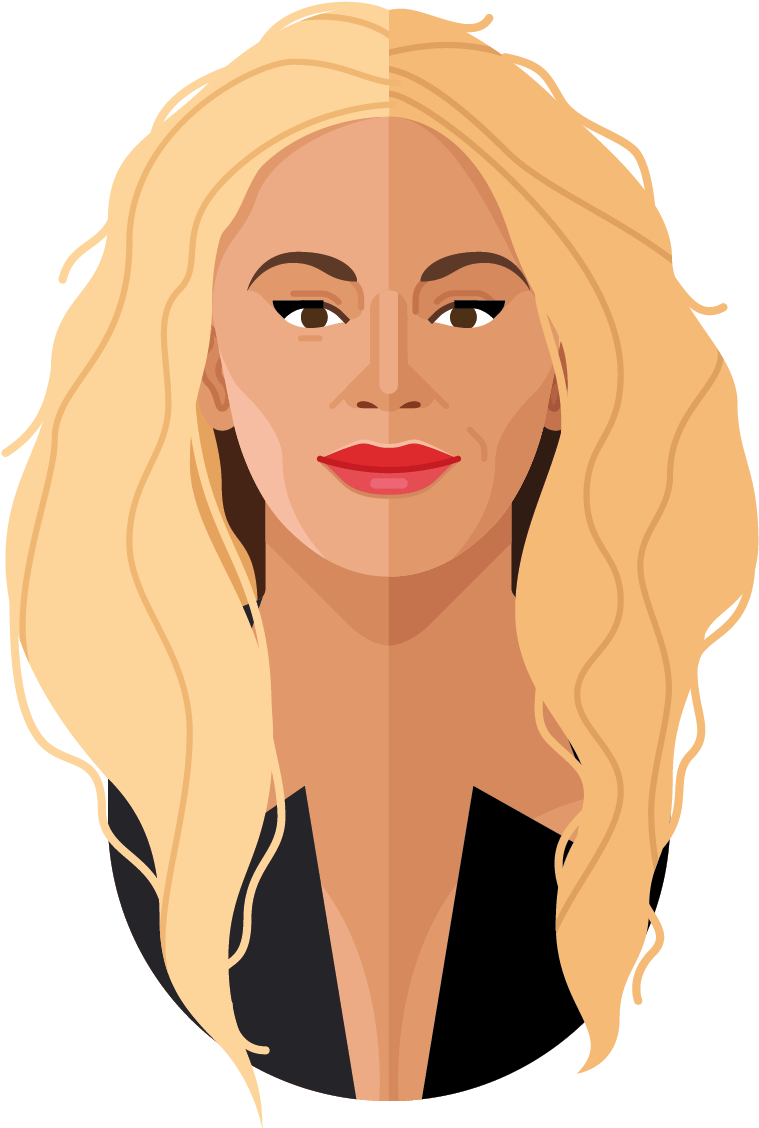 Beyonce Poster - Illustration (1191x1684), Png Download