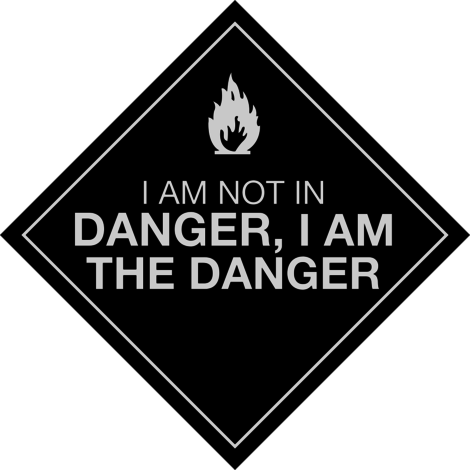Breaking Bad, Danger, And Quote Image - Logo Danger Breaking Bad (470x470), Png Download
