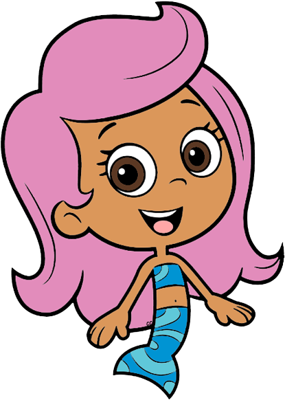 Guppies Cartoon Clip Art They Are Meant - Bubble Guppies Molly Cartoon (417x590), Png Download
