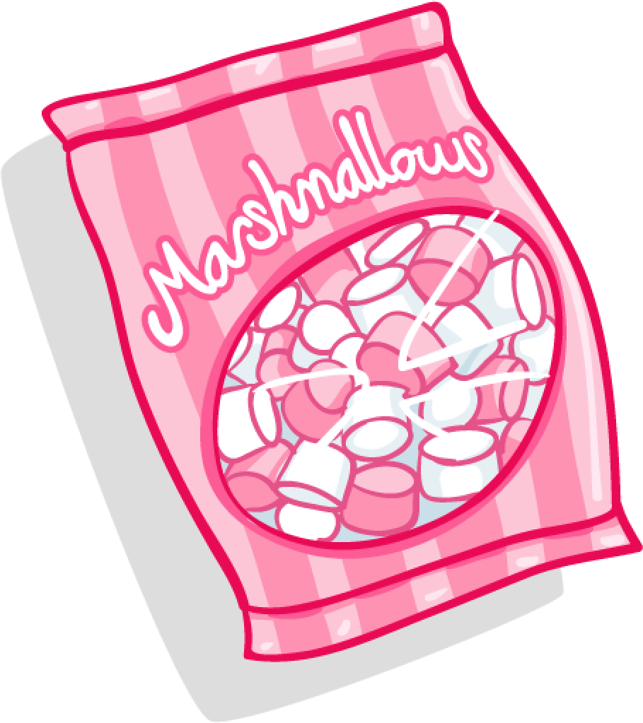 Packet Of Marshmallows - Portable Network Graphics (1024x1024), Png Download