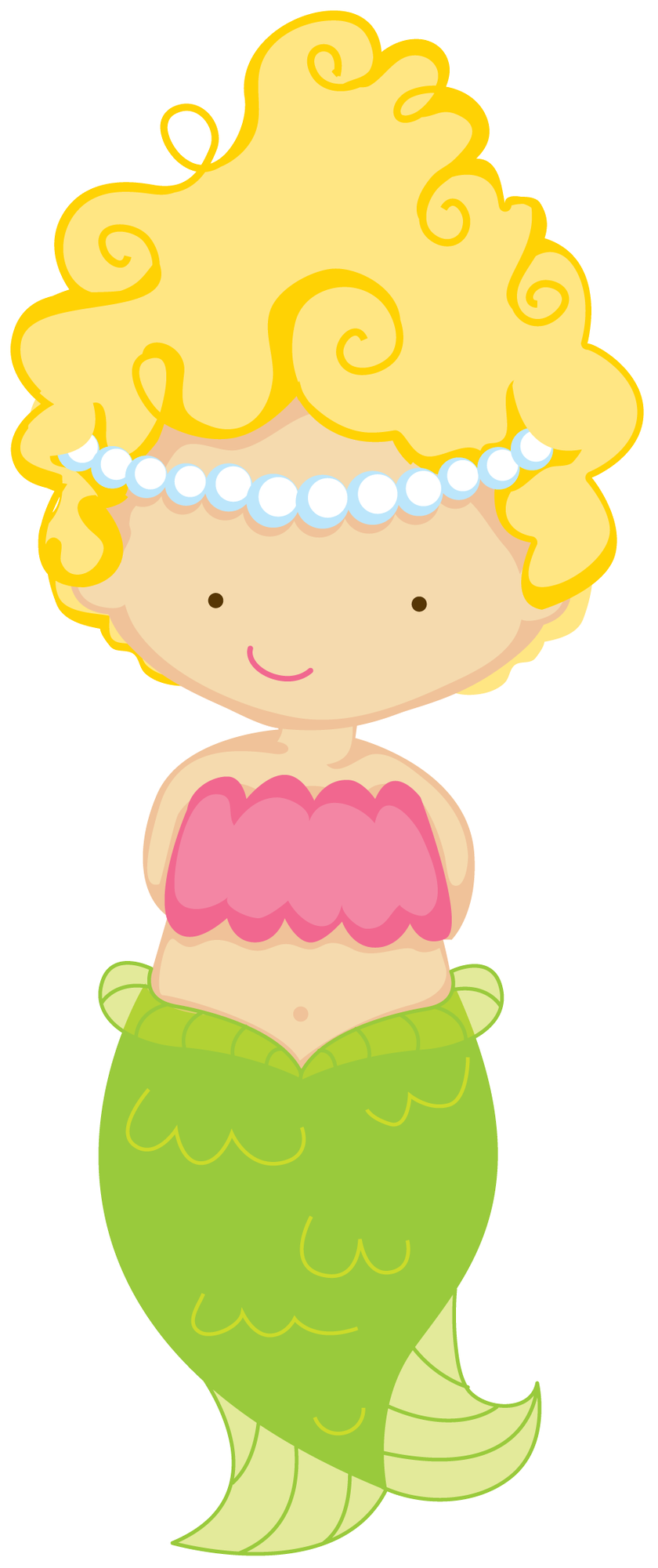 Para Ordenar Despues - Blonde Mermaid Clipart (840x2000), Png Download