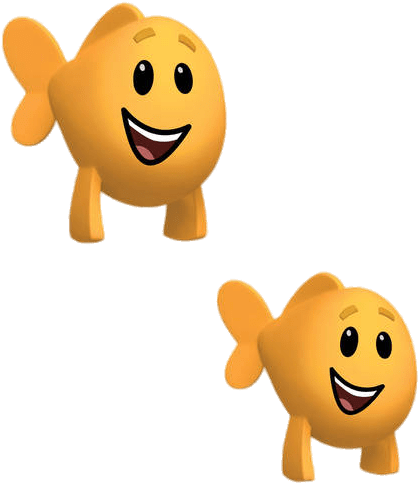 Bubble Guppies Two Little Fish - Little Fish Bubble Guppies (431x500), Png Download