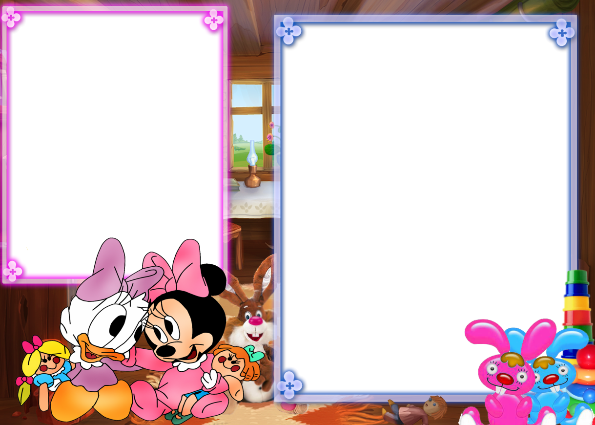 Free Printable Photo Frames - Disney Baby Frame Png (1219x870), Png Download