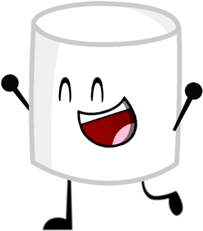 Marshmallow Pose - Clipart Marshmallows Png (437x479), Png Download