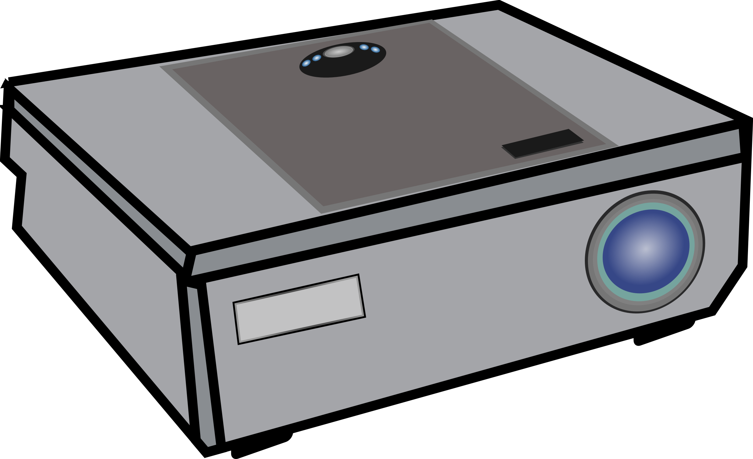 This Free Icons Png Design Of Video Projector (2400x1462), Png Download